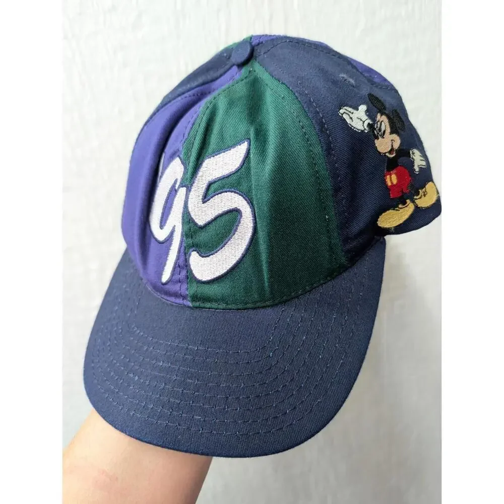 Vintage Disneyland Walt Disney Mickey Mouse Baseball Cap One Size 90's Snap Back